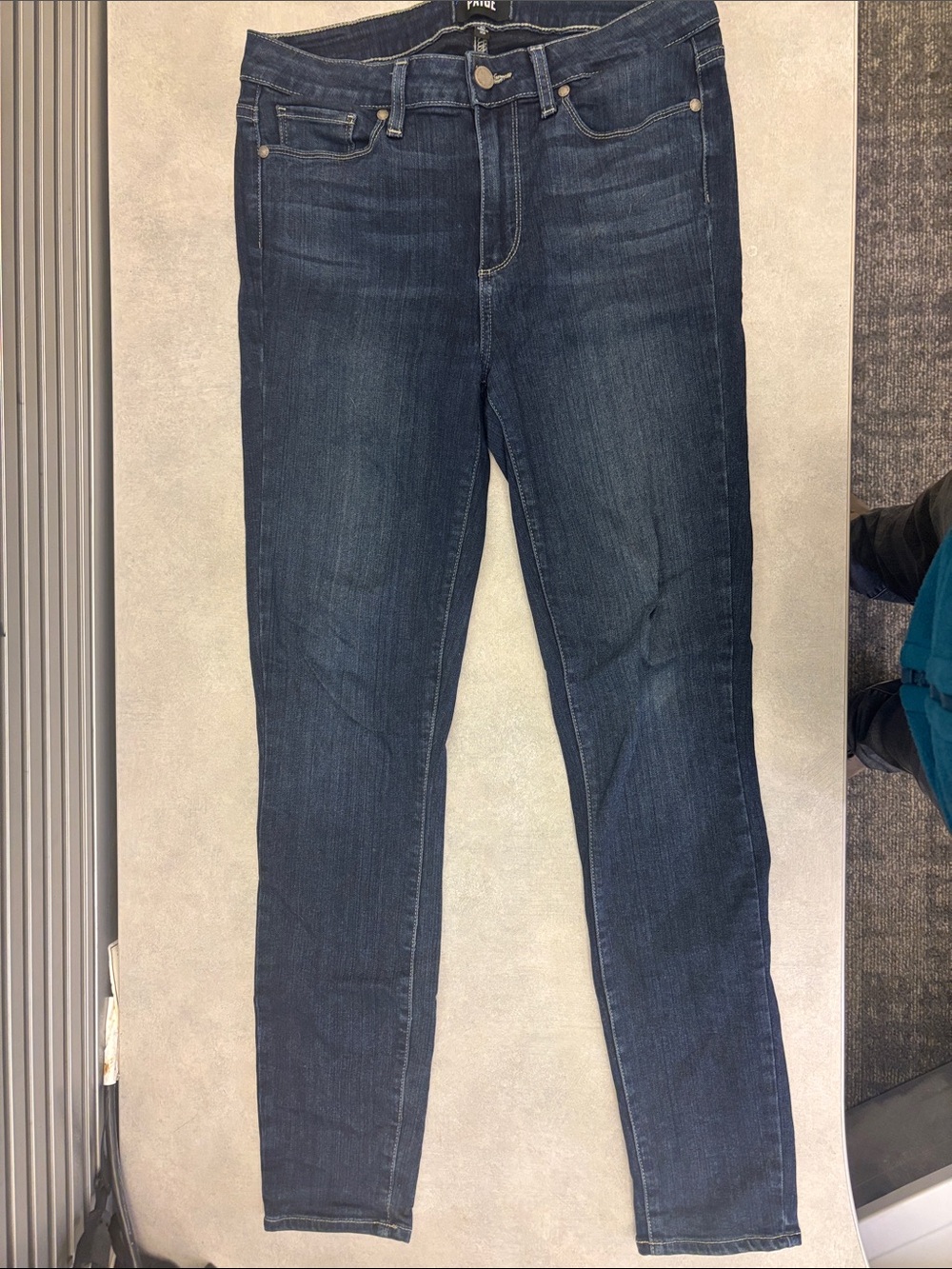 PAIGE Hoxton Ankle Classic Dark Blue Women's Skinny Jeans